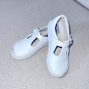 Girls white keds